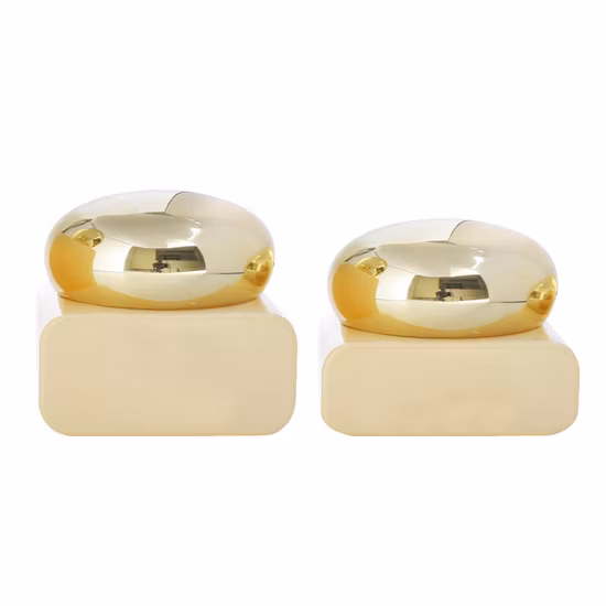 Environmental Packaging 2 in 1 Lip Balm Jar Cosmetic Package with Empty Label Mini Jar Eye Patch Jar Lid