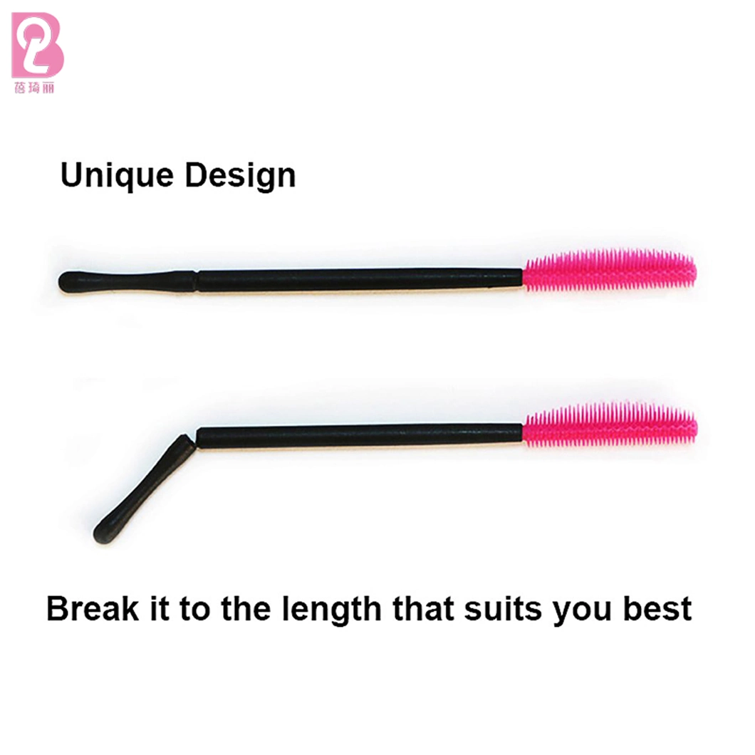 Beiqili Makeup Brush Silicone Eyelash Brushes Applicator, Disposable Mascara Wands Brush for Make up Brushes Maquillaje Eyelash Extension