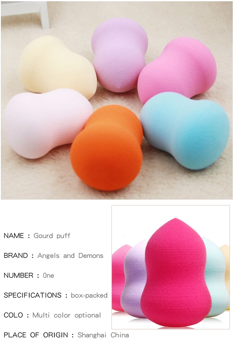 Cosmetic Puff Makeup Sponge Puff Gourd Shape Non-Latex in Size 4X6cm