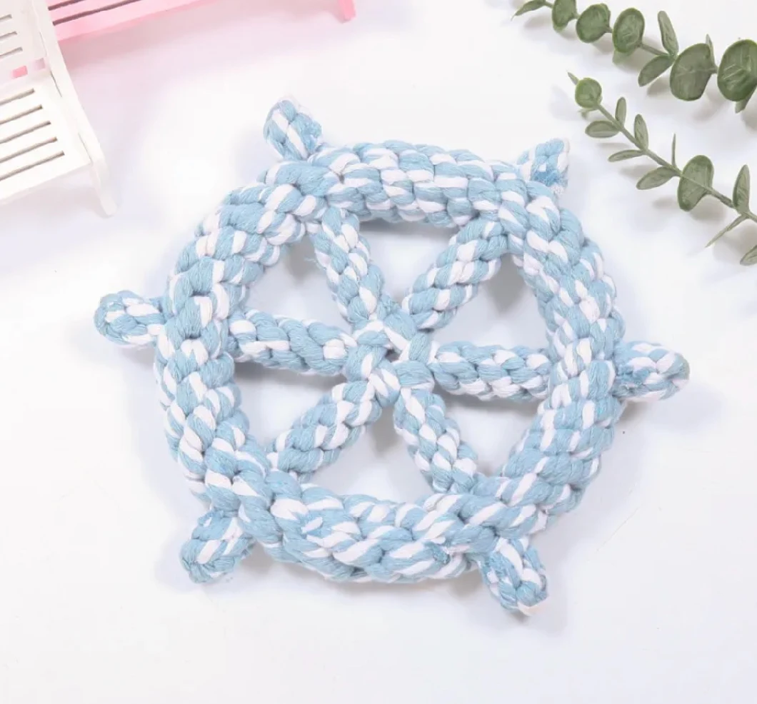 Cotton Rope Woven Pet Products Dog Biting Teeth Toys Pet Product