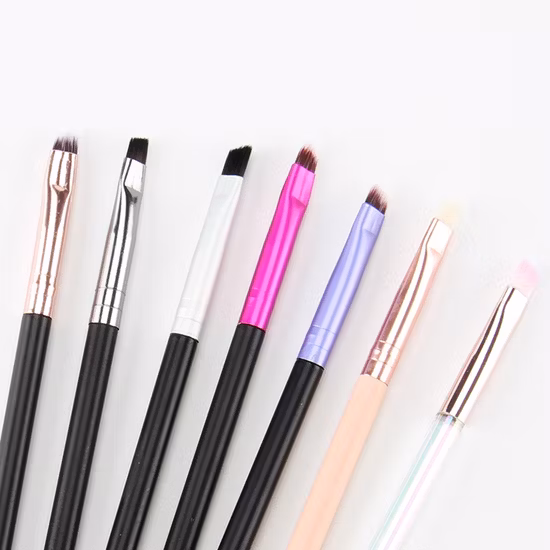 양면 합성 개별 각도 눈썹 속눈썹 스풀리 브러쉬