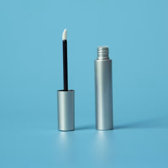 좋은 품질 10ml 빈 매트 블랙 실버 골드 립글로스 컨테이너 튜브 10ml 포장 완드 립글로스 브러쉬 애플리케이터 상자