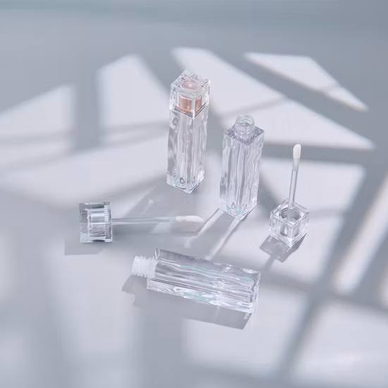 화장품용 맞춤형 투명 립글로스 포장